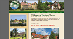 Desktop Screenshot of forsthaus-boberow.de